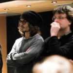 Tim Burton, Johnny Depp, and Bruce Witkin